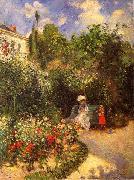 Camille Pissarro The garden of Pontoise Germany oil painting artist
